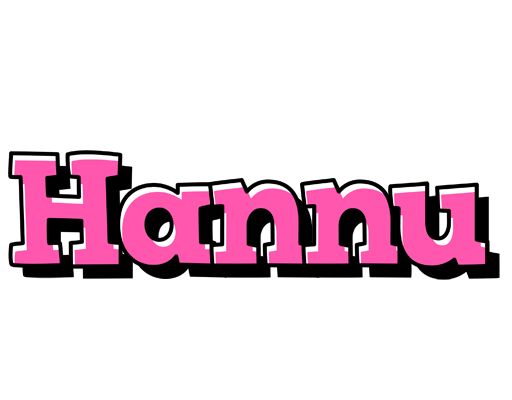 Hannu girlish logo