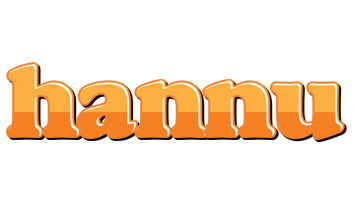 Hannu orange logo