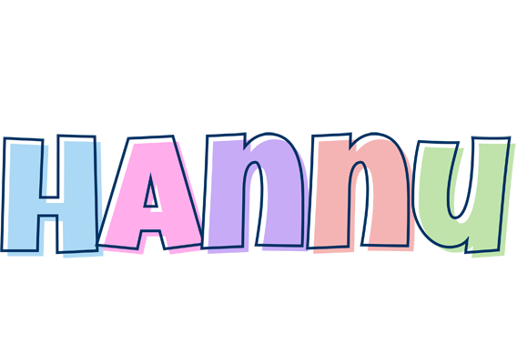 Hannu pastel logo