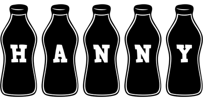 Hanny bottle logo