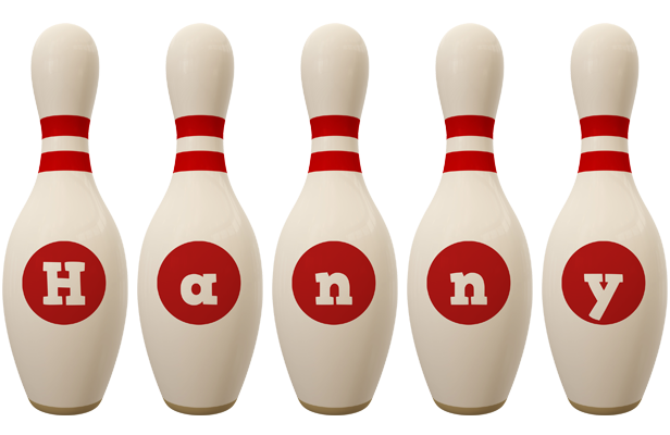 Hanny bowling-pin logo