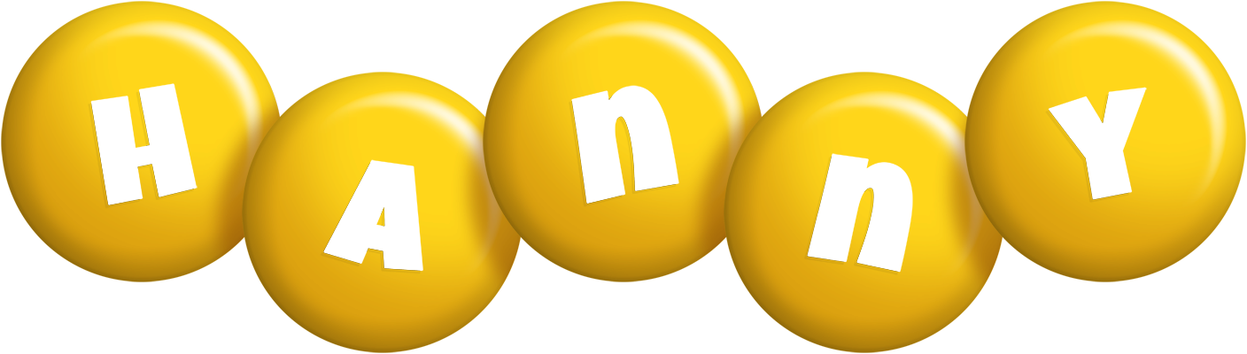 Hanny candy-yellow logo