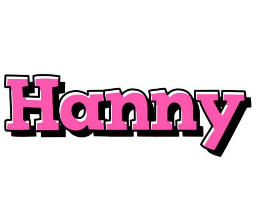 Hanny girlish logo