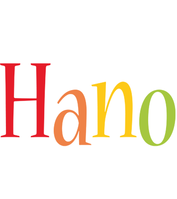 Hano birthday logo