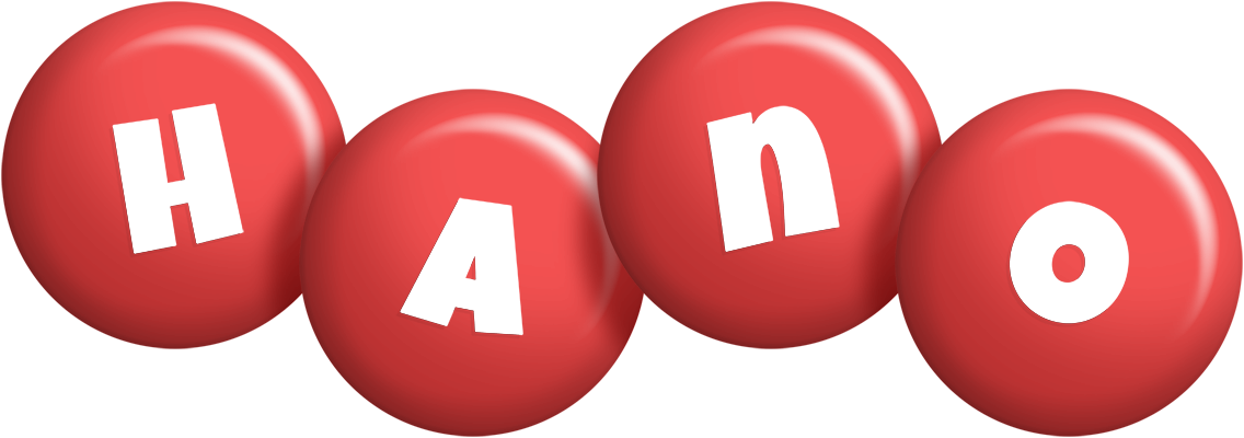 Hano candy-red logo
