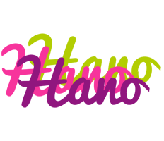 Hano flowers logo