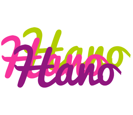 Hano flowers logo