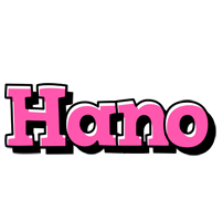 Hano girlish logo