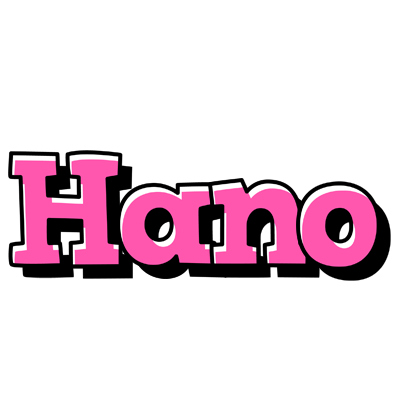 Hano girlish logo