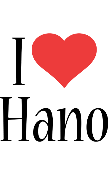Hano i-love logo