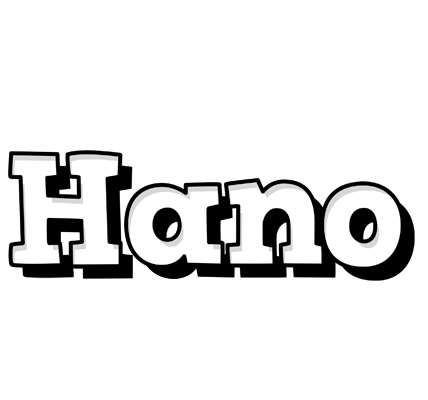 Hano snowing logo