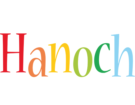 Hanoch birthday logo