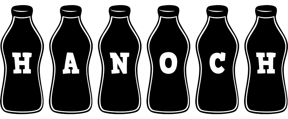 Hanoch bottle logo