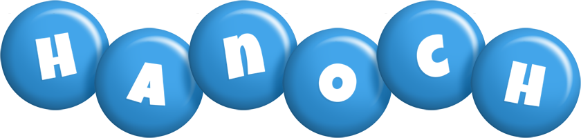 Hanoch candy-blue logo