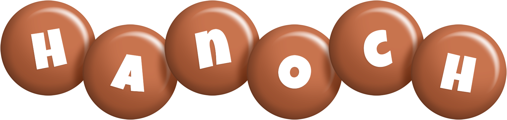 Hanoch candy-brown logo