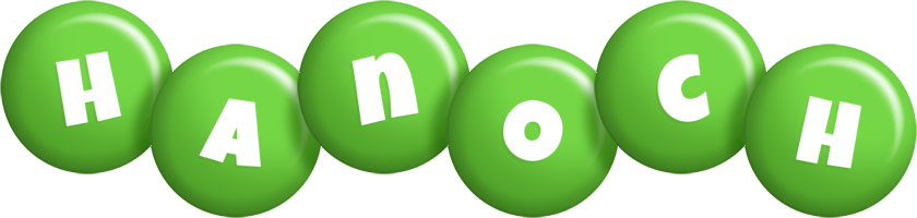 Hanoch candy-green logo