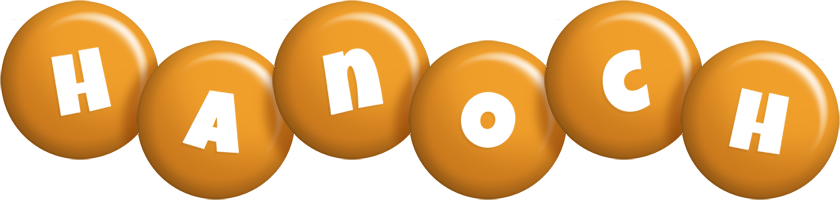 Hanoch candy-orange logo