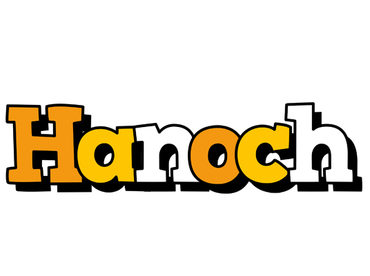 Hanoch cartoon logo