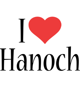 Hanoch i-love logo