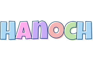 Hanoch pastel logo