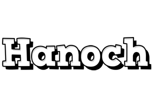 Hanoch snowing logo