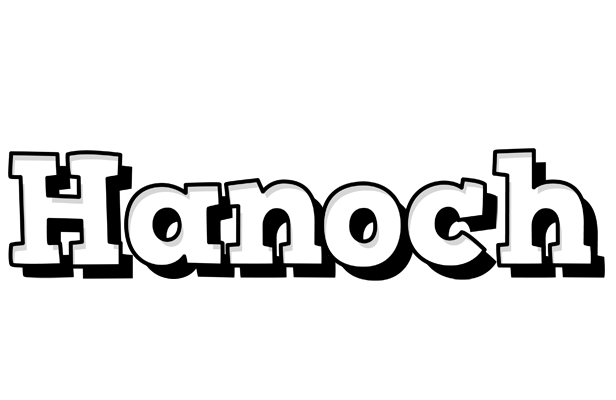 Hanoch snowing logo