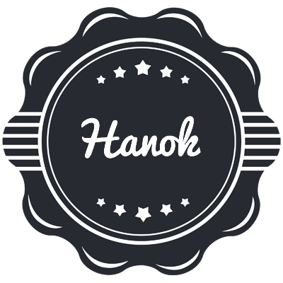 Hanok badge logo