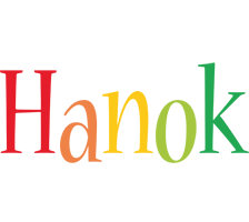 Hanok birthday logo