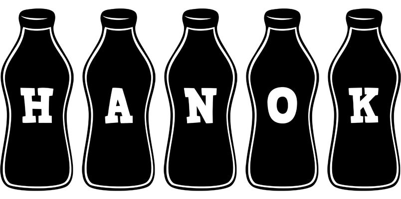 Hanok bottle logo