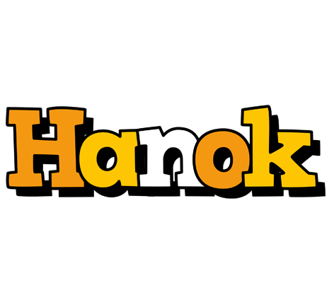 Hanok cartoon logo