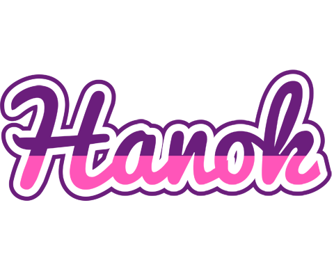 Hanok cheerful logo