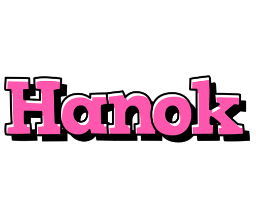 Hanok girlish logo