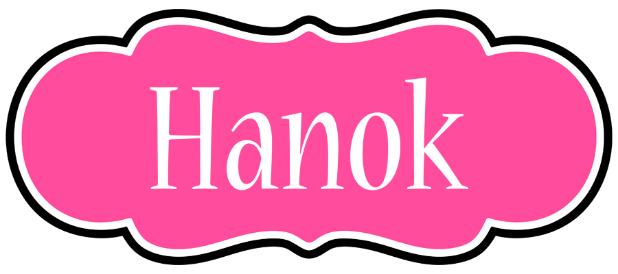 Hanok invitation logo