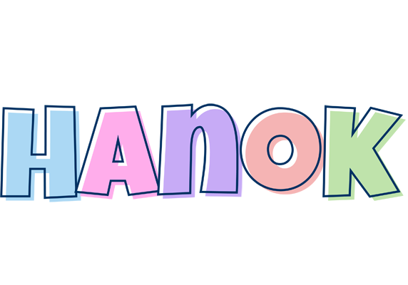 Hanok pastel logo