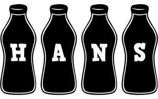Hans bottle logo