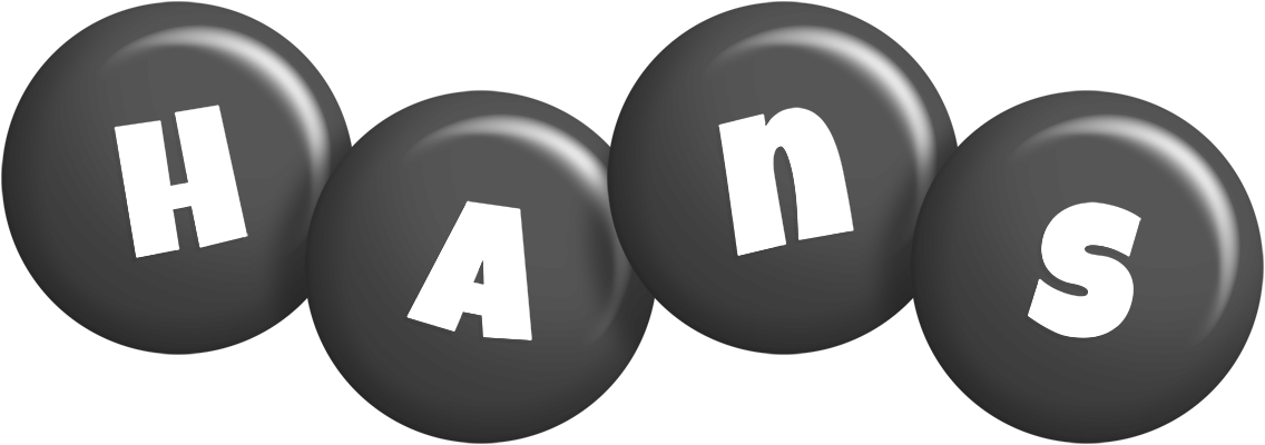 Hans candy-black logo