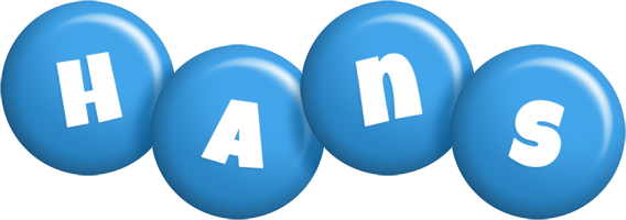 Hans candy-blue logo