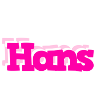 Hans dancing logo