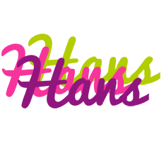 Hans flowers logo