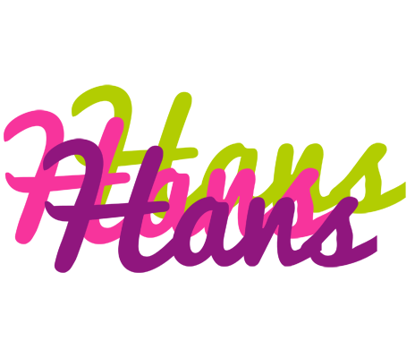 Hans flowers logo