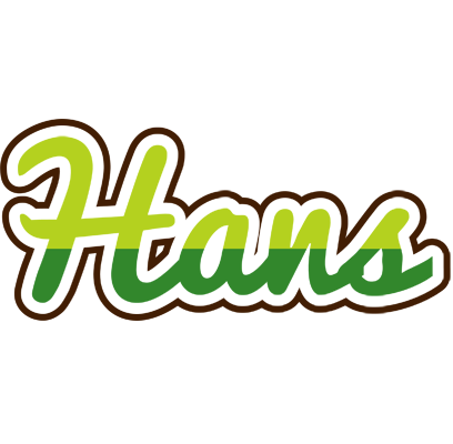 Hans golfing logo