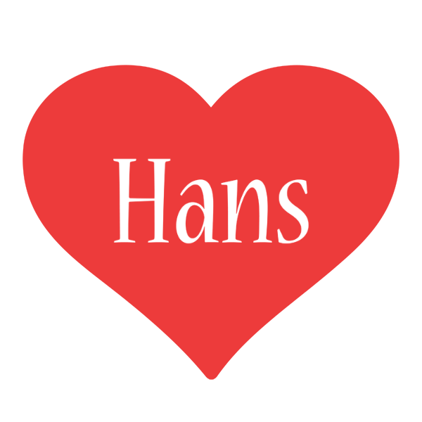 Hans love logo