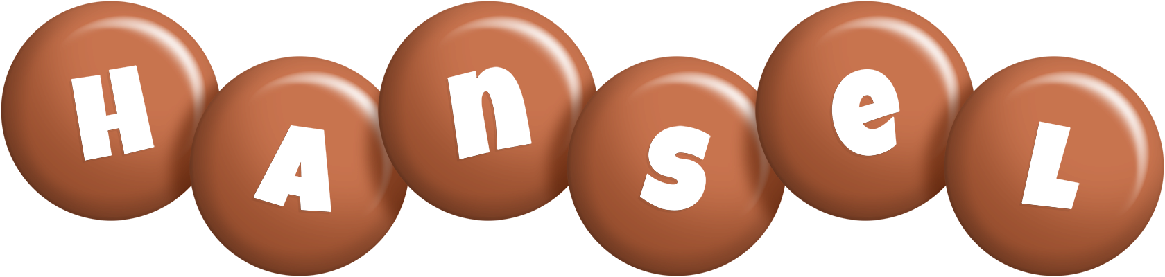 Hansel candy-brown logo