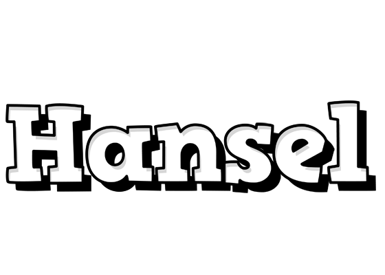 Hansel snowing logo