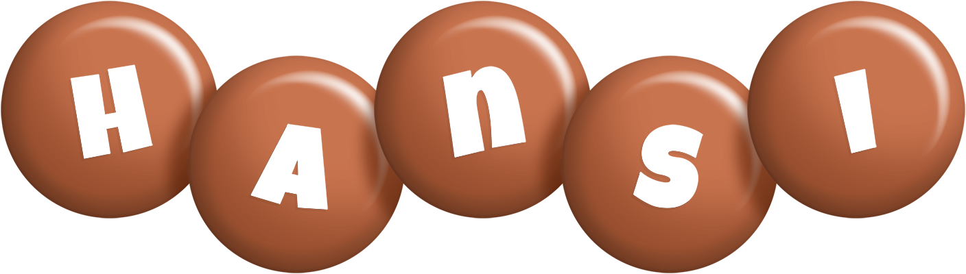 Hansi candy-brown logo