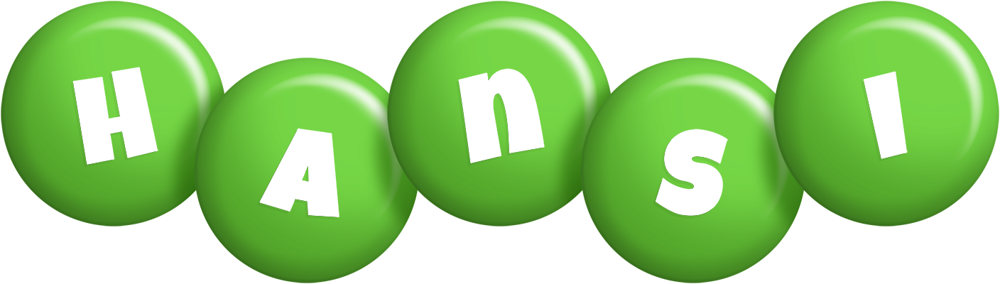 Hansi candy-green logo