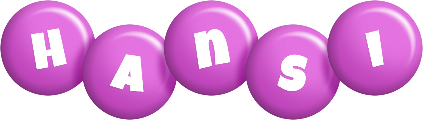 Hansi candy-purple logo
