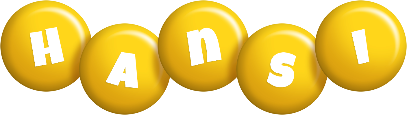 Hansi candy-yellow logo