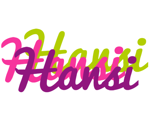Hansi flowers logo