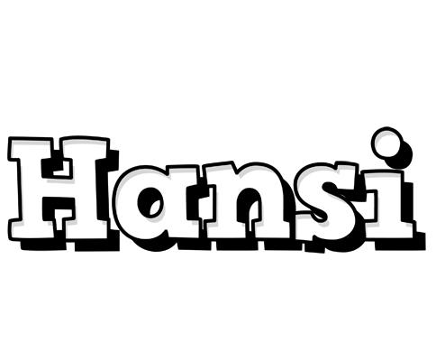 Hansi snowing logo